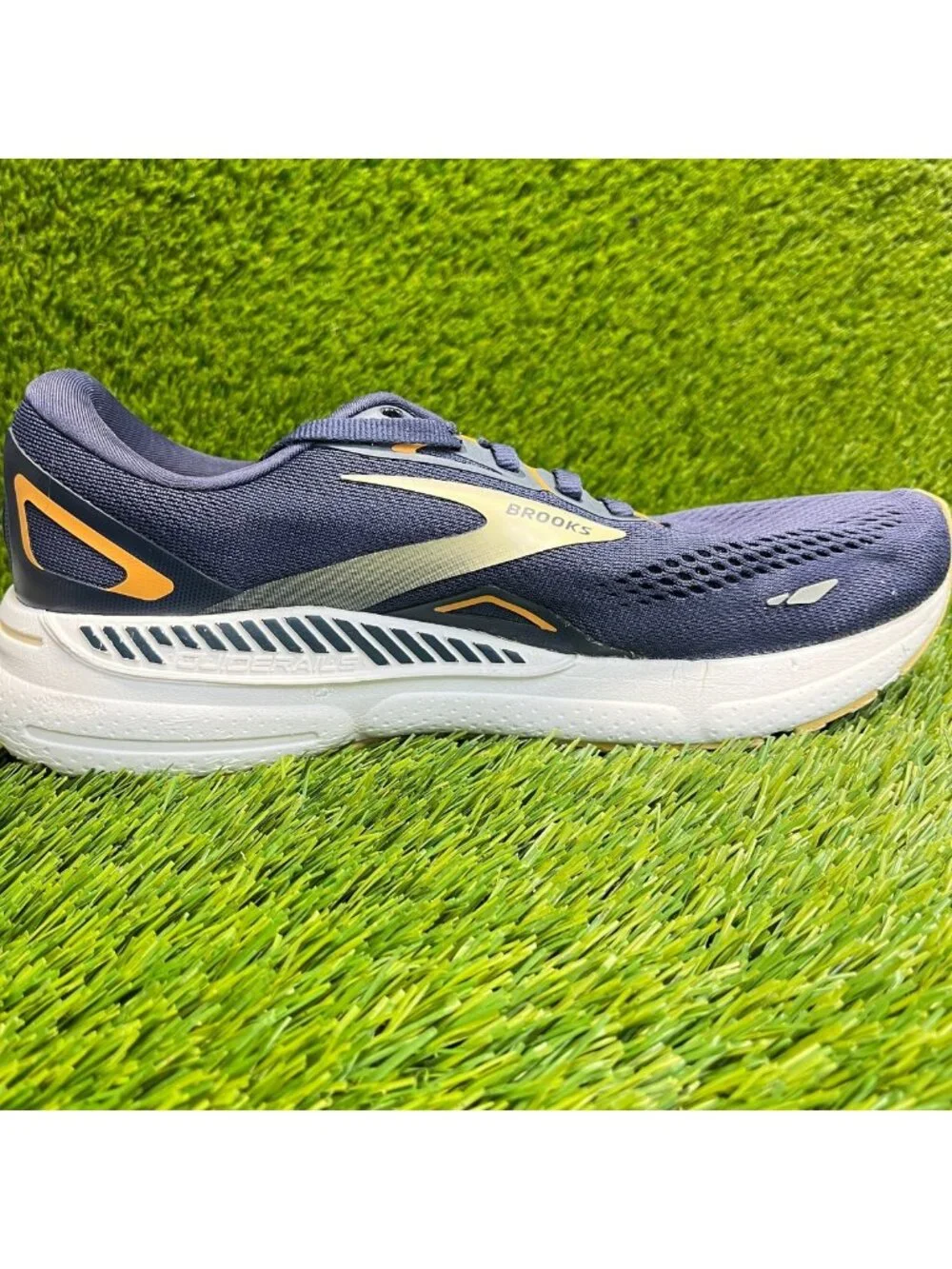 Brooks Adrenaline GTS 23 Womens Size 10.5 Blue Athletic Running Shoes Sneakers
